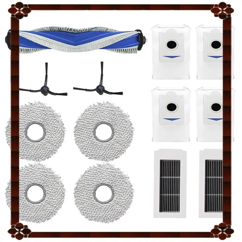 24-Hour Delivery For Ecovacs Deebot X5 OMNI/X5 PRO OMNI/X5 PRO Robot Vacuum Replacement Parts Main Side Brush Filter Mop Cloths