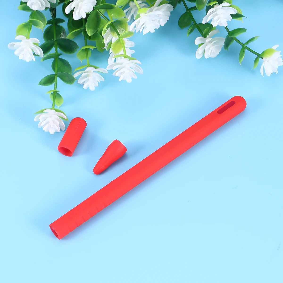 

Silicone Stylus Pen Sleeve Red Protective Cover For Touch Screen Pencil Shockproof Scratch Resistant Case Compatible With