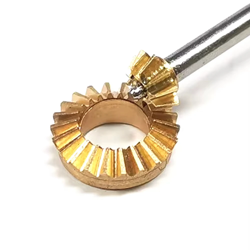 1:2 Bevel Gear Set 0.4M 10/22 Teeth 1/5mm 90-Degree Right Angle Transmission DIY Car Model Modification