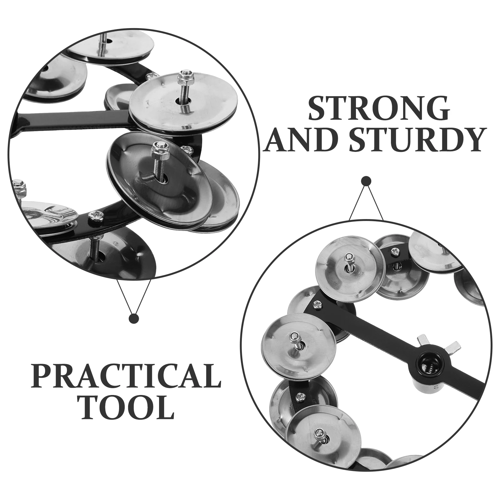 

Hi-hat Bell Drum Cymbal Supply Hihat Vintage Percussion Instrument Tambourine Silver Child