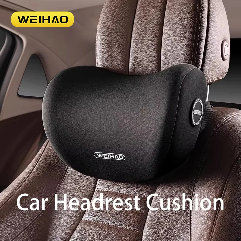 

WeiHao Car Headrest Neck Pillow Car Seat Cushion Car Interior Car Seat Neck Pillow Comfortable Support Auto Parts