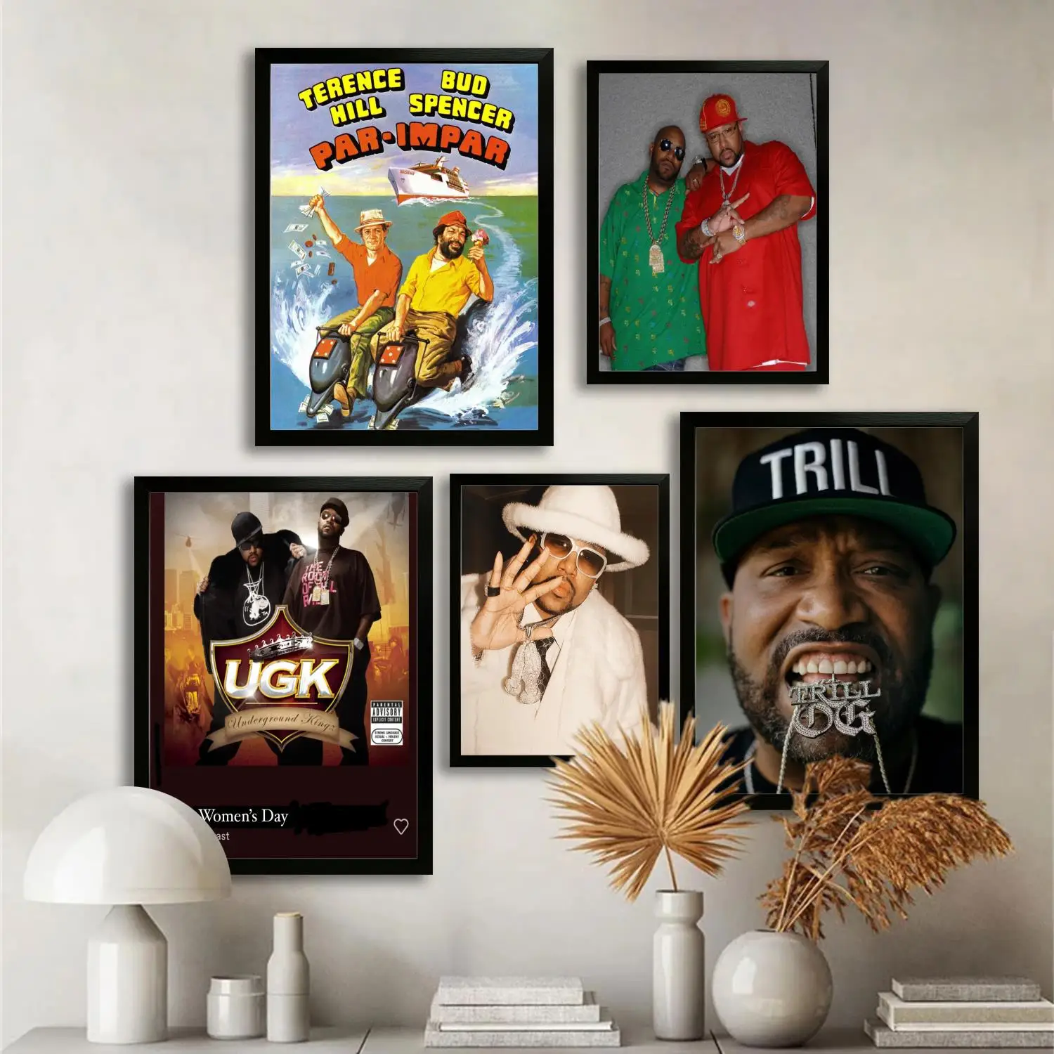 ملصق فني من قماش ugk وطباعة صورة فنية جدارية، ملصقات ديكور غرفة نوم عائلية حديثة، لوحة زخرفية #1