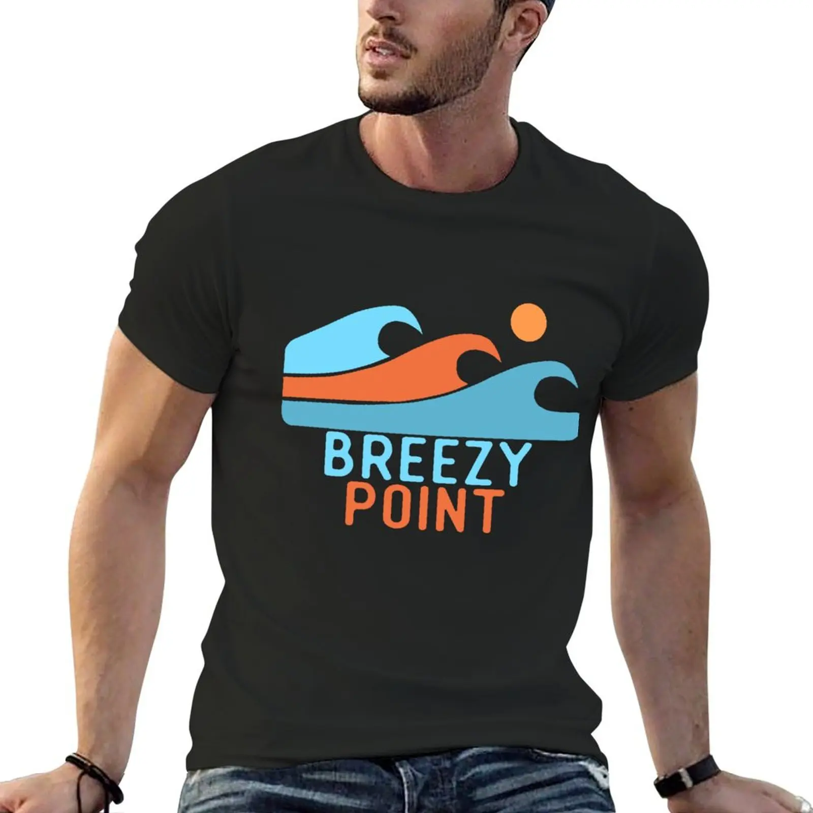 

Breezy point wave T-Shirt oversized sweat oversized t shirt custom shirt mens shirts graphic tee