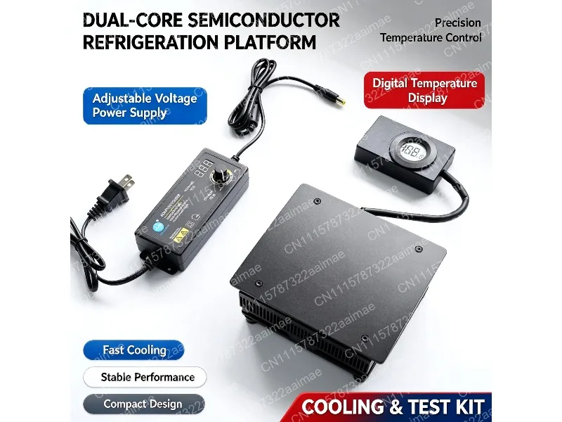 Dual Thermoelectric Cooling Stage Constant Temperature Lab Platform Sub Zero Capable Stepless Control