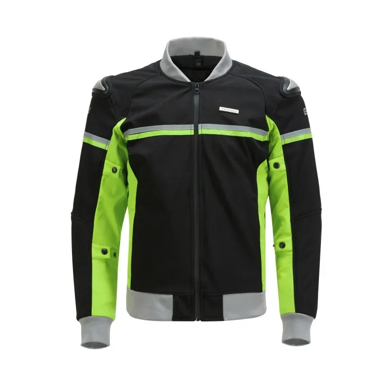 

Motorcycle and locomotive riding clothes are unisex, windproof, warm and drop-proof, with protective gear black.