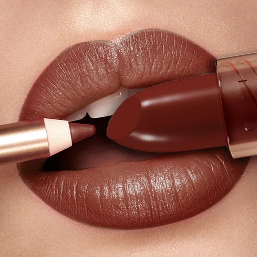 1PC sexy rossetto rosso impermeabile velluto naturale opaco liscio rossetto ad alta pigmentazione trucco coreano smalto per labbra donna cosmetico