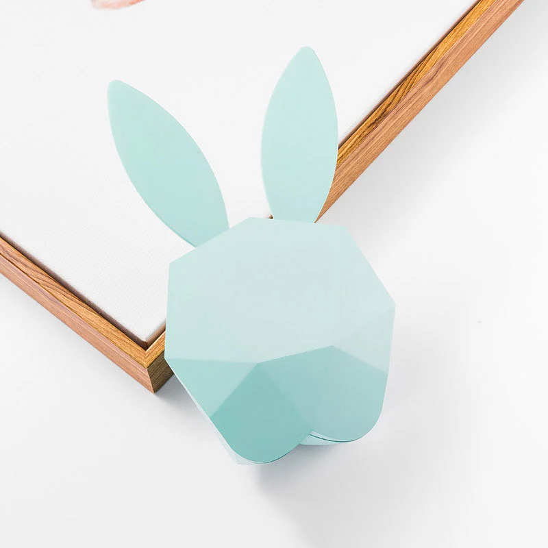 Cute Rabbit Led Night Light Bunny Digital Alarm Clock Intelligent Sound Control Usb Rechargeable Table Wall Clock For Home Decor