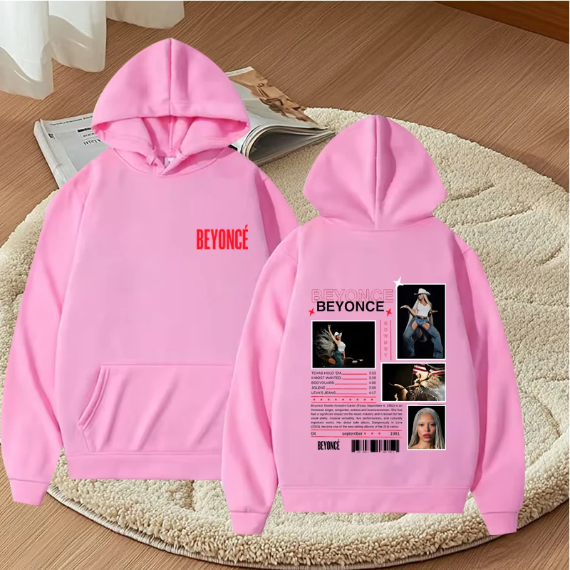 Beyoncé fashion classic new 2025 hoodie men women top vintage Long sleeve Sweatshirt with print Graphics oversized hoodie unisex