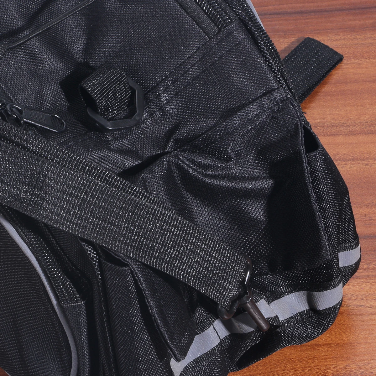 

Shockproof Bike Saddle Bag With Reflective Straps Night Cycling Storage Pouch Rear Seat Organizer For Mountain Bicycle Travel