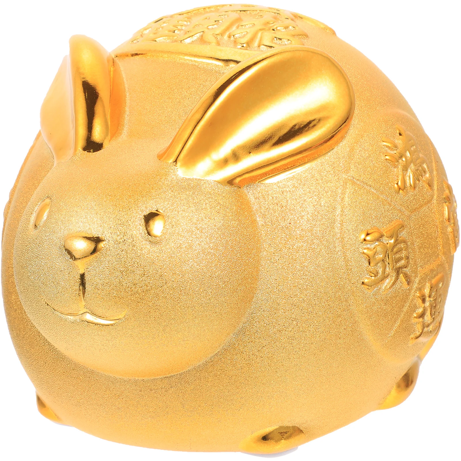 

Ceramic Gold Rabbit Savings Pot Coin Bank Kids Money Jar Birthday Gift Office Decor Cartoon Coin Bank Bunny Decor