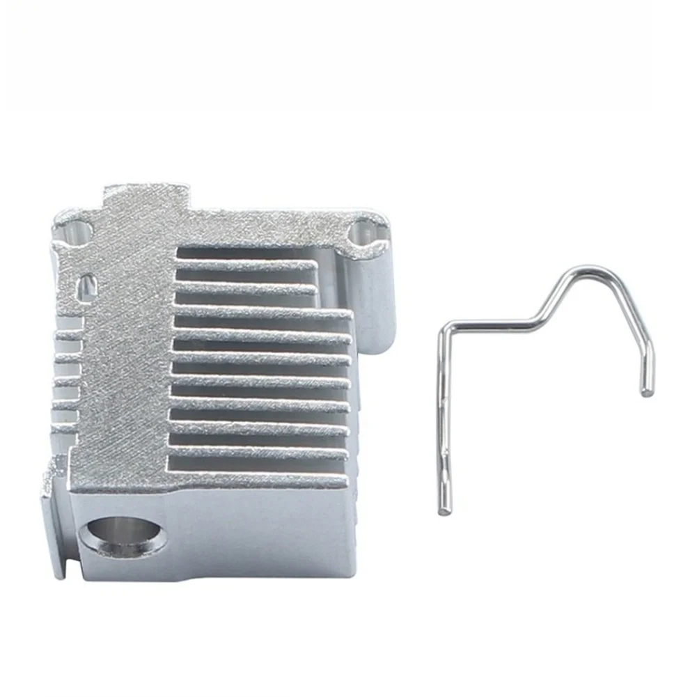1pc Cooling Radiator Silver Metal Heat Sink For Kobra 3 Extruder Hot Ends Heatsink Cooling Radiator For 3D Printer Accessories