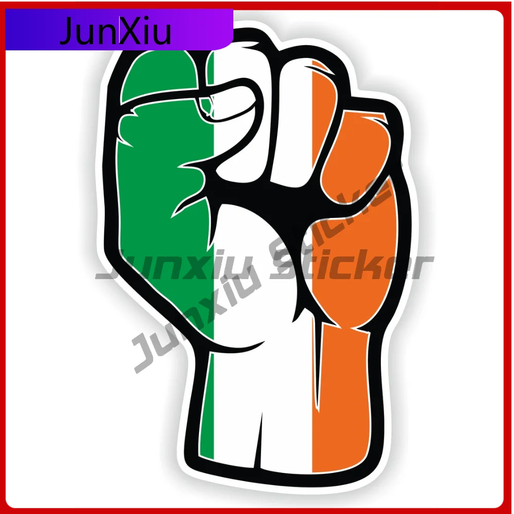 

Ireland Sticker Fist Hand Long Lasting Vehicle Sticker For Window Car Weatherproof Decoration Auto Accessories Exterior Vinyl