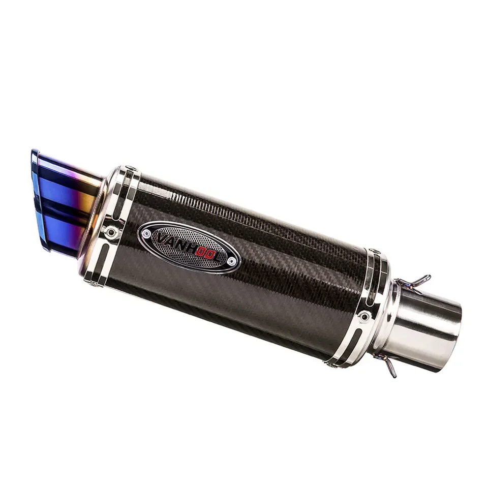 

STLF Titanium Carbon Fibre Stainless Steel Motorcycle Exhaust Muffler Pipe Universal Muffler Pipe for Motorcycle Parts