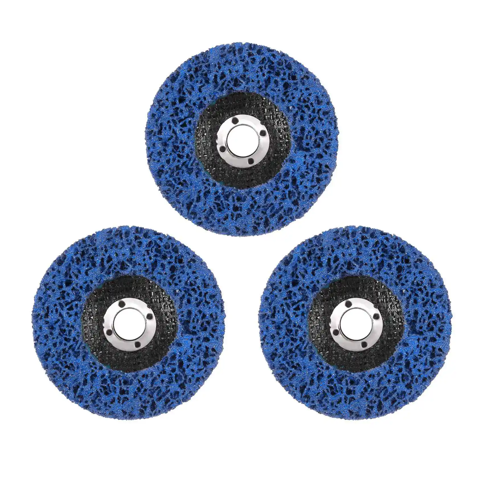 Paint Stripping Disc Wheel 3 Pcs Rust Stripper Strip Discs for 4 x 5/8 Inch Angle Grinder for Wood Metal Fiberglass