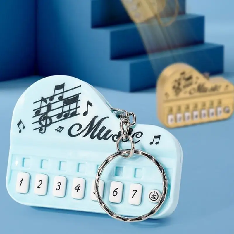 جمهور مفتاح البيانو العصري ديكورات السيارة ديكورات مثالية لإضافة لون شعبي للمفاتيح وحقائب اليدين شنقا سحر #3