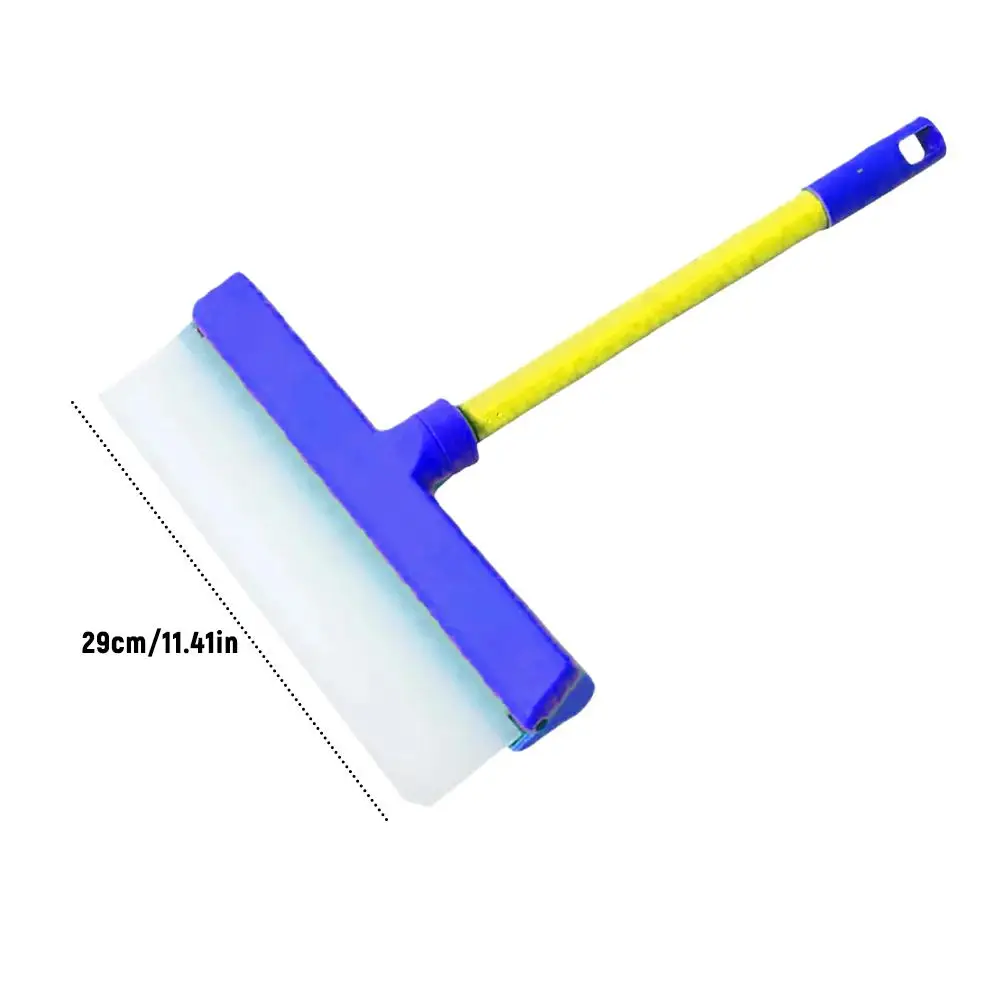 Zestaw do czyszczenia szyb z silikonu 12 cali, ściągaczka do mycia samochodu, wycieraczka do wody, ściągaczka do suszenia, narzędzie do czyszczenia z nakładką z mikrofibry