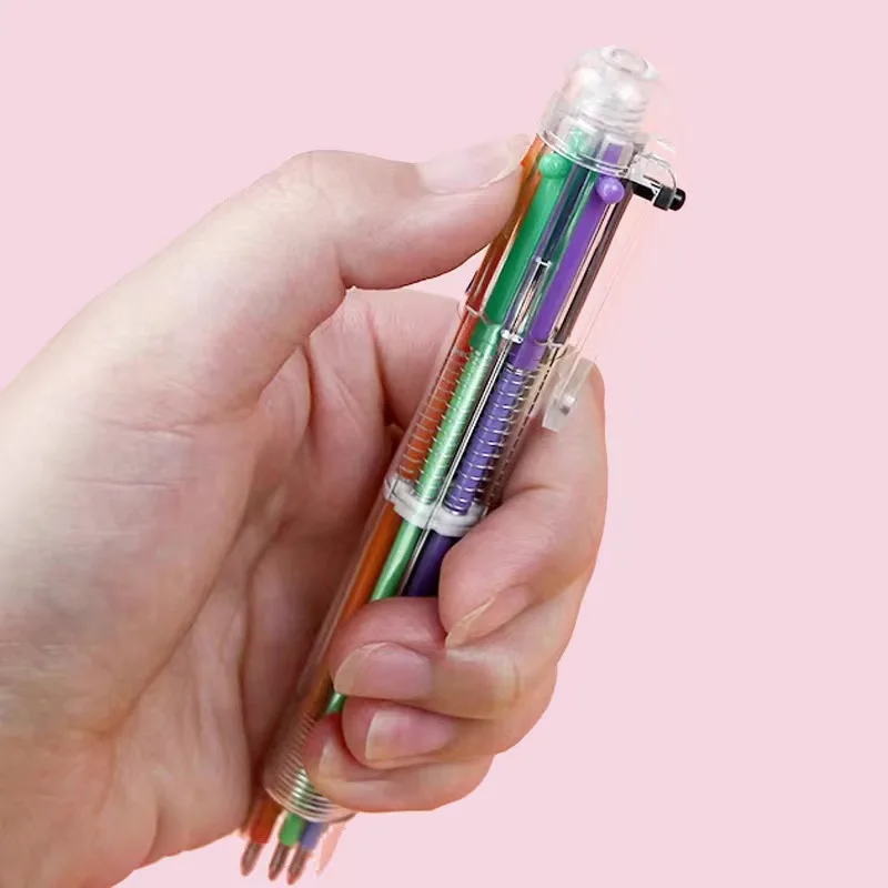 1 ~ 5er-Pack Zeichenstift, Buntstift, Kugelschreiber, mehrere Farben, Schulbedarf, geeignet für Vlies-Leinwand, Papier, Malerei, TMZ – Detail 5
