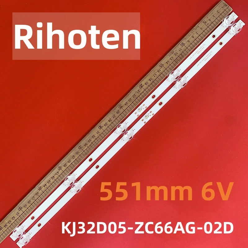 

НОВАЯ светодиодная подсветка 5 ламп 6 В для AWOX U3200STR RIMLESS 32F20A DIJITSU 32DS8100 32DS8500 32D8100 303KJ320055D KJ32D05-ZC66AG-02D