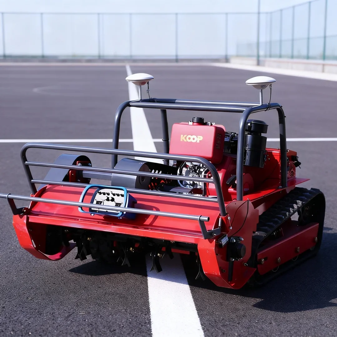 

Customized Farm All Terrain Flail Lawn Mower - CE EPA Certified GPS Auto Navigation Remote Control Crawler Model