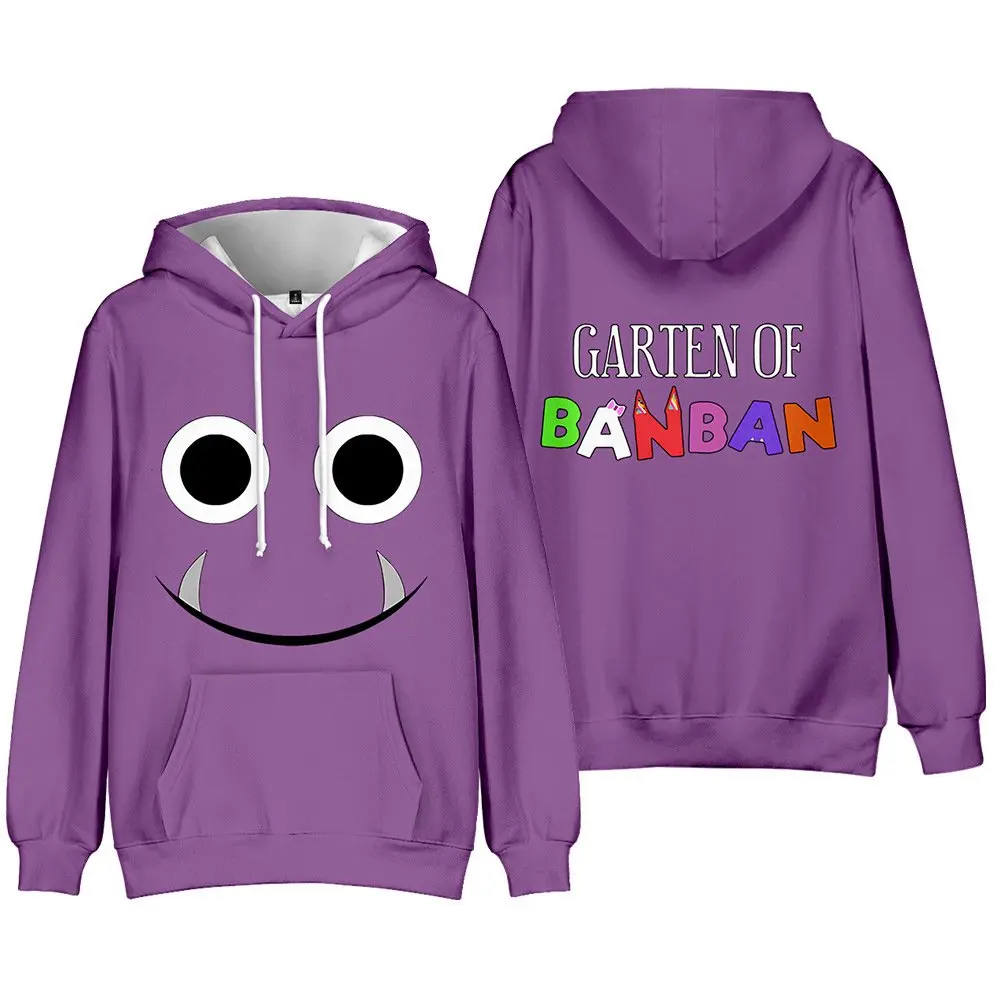 

Game Garten of BanBan Cartoon Hoodie Unisex Long Sleeve Women Men Hooded Sweatshirt 2023 Harajuku Streetwear Funny Clothes