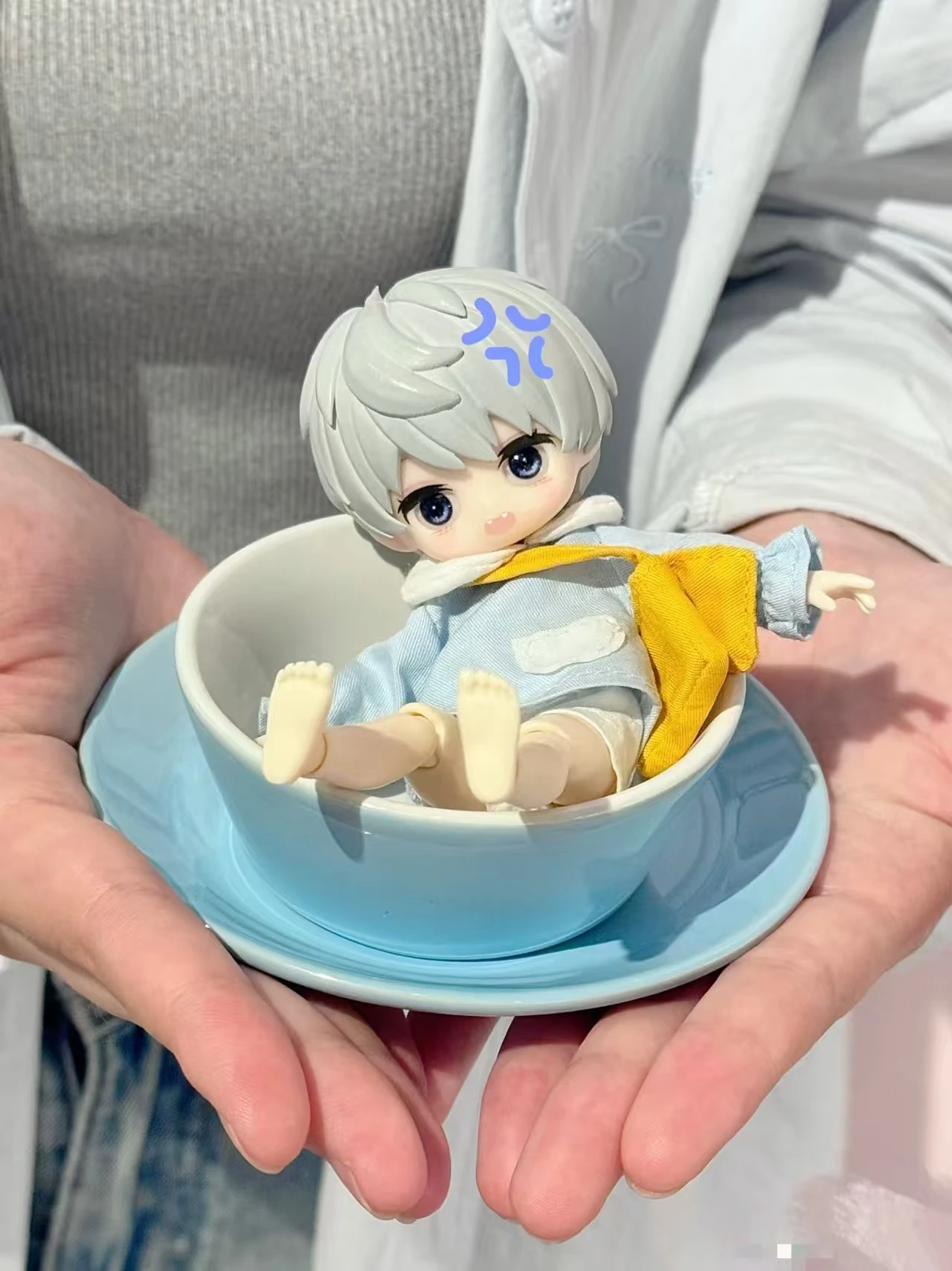 

Xavier Ob11 Clothes,1/12 Doll Scool Uniform Suit Casual Jk Style Outfit Kindergarten Set For Collectible Doll Love and Deepspace