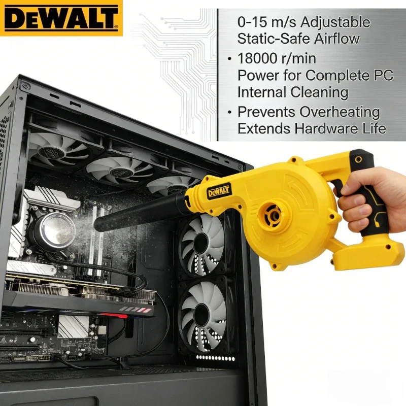 Dewalt 2-in-1 Cordless Blower & Vacuum: Portable Power Tool for Dewalt Batteries (No Battery)