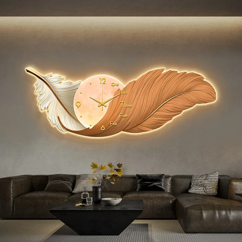 Art Mural Wall Clocks Luxury Digital Restaurant Nordic Minimalist Wall Watch Aesthetic Reloj De Pared Living Room Decoration