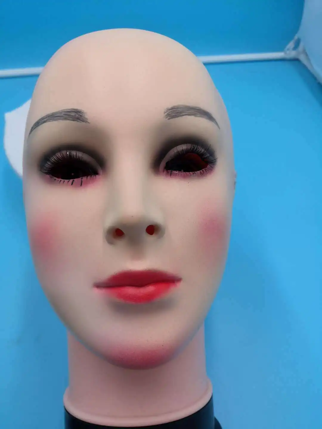 Silicone beauty mask for cosplay masquerade, beginner male-to-female cross-dressing, realistic performance mask