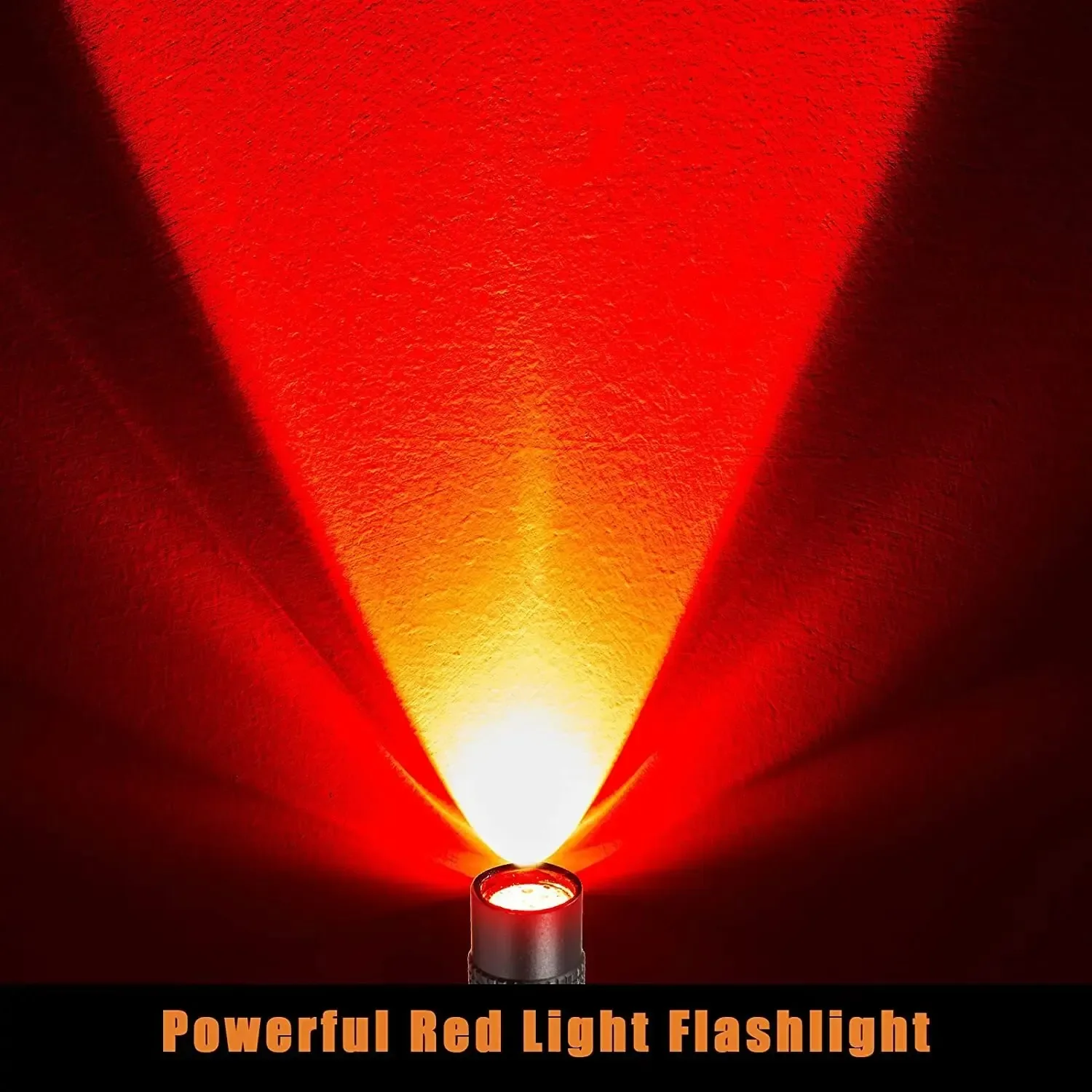 Rotlicht-Taschenlampe, Ein-Modus, rotes Licht, Taschenlampe für Camping, Wandern, Tierschutz, Bienenzucht, Erkennung von Luftfahrt-Nachtsicht – Detail 4