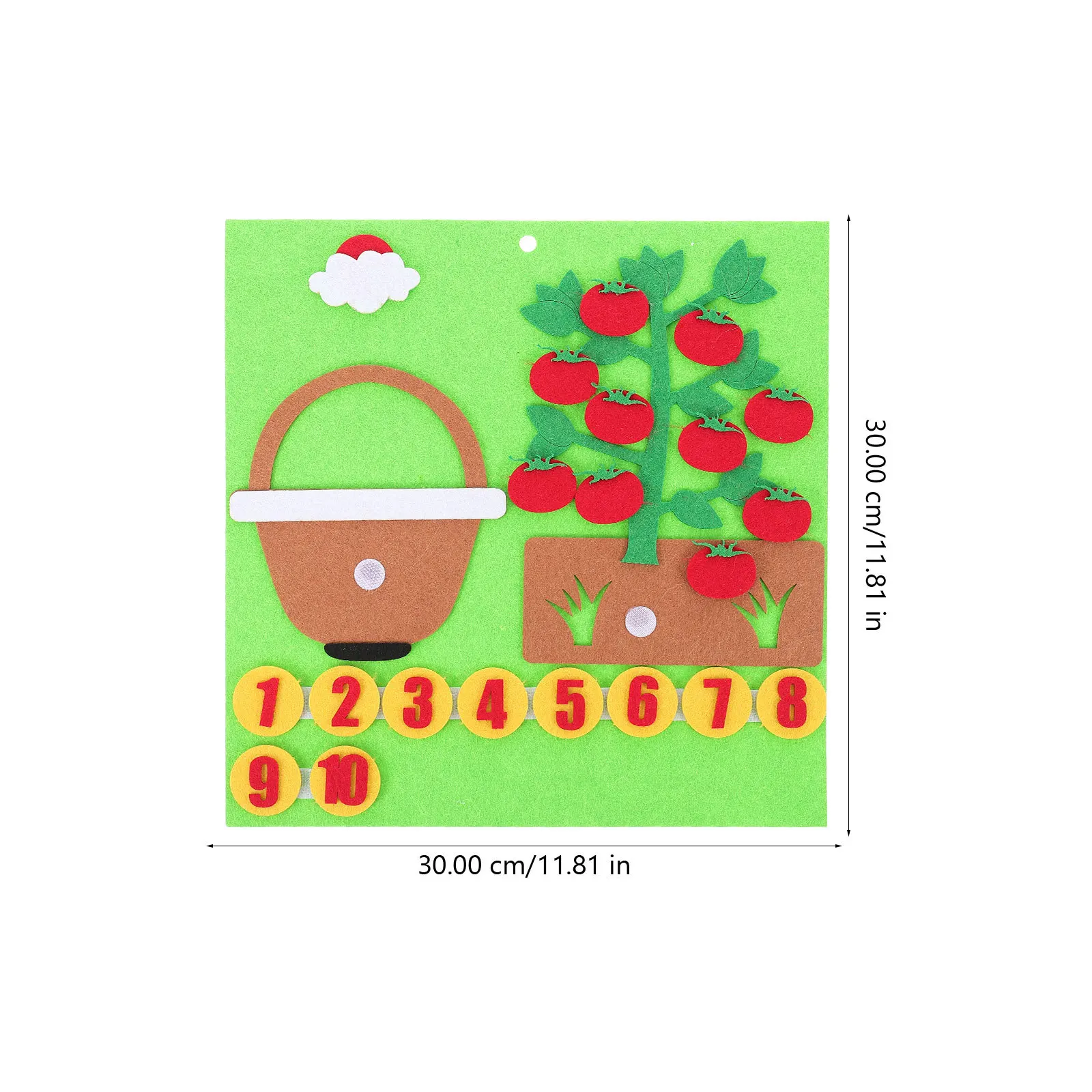 Mathematics Early Education Board Felt Material Children Math Plaything Portable Number Counting Teaching Aid Children Math Toy