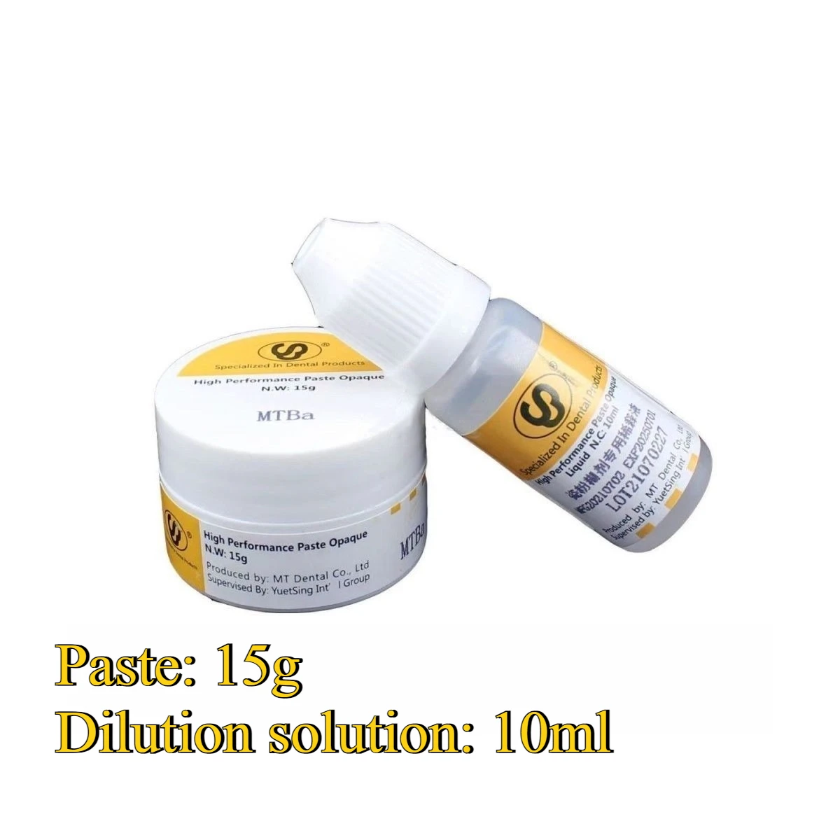 Dental Materials Maotai Gold Porcelain Adhesive Paste 3D Printing Binder Porcelain Fused Metal Crown Laboratory Tools Clinic