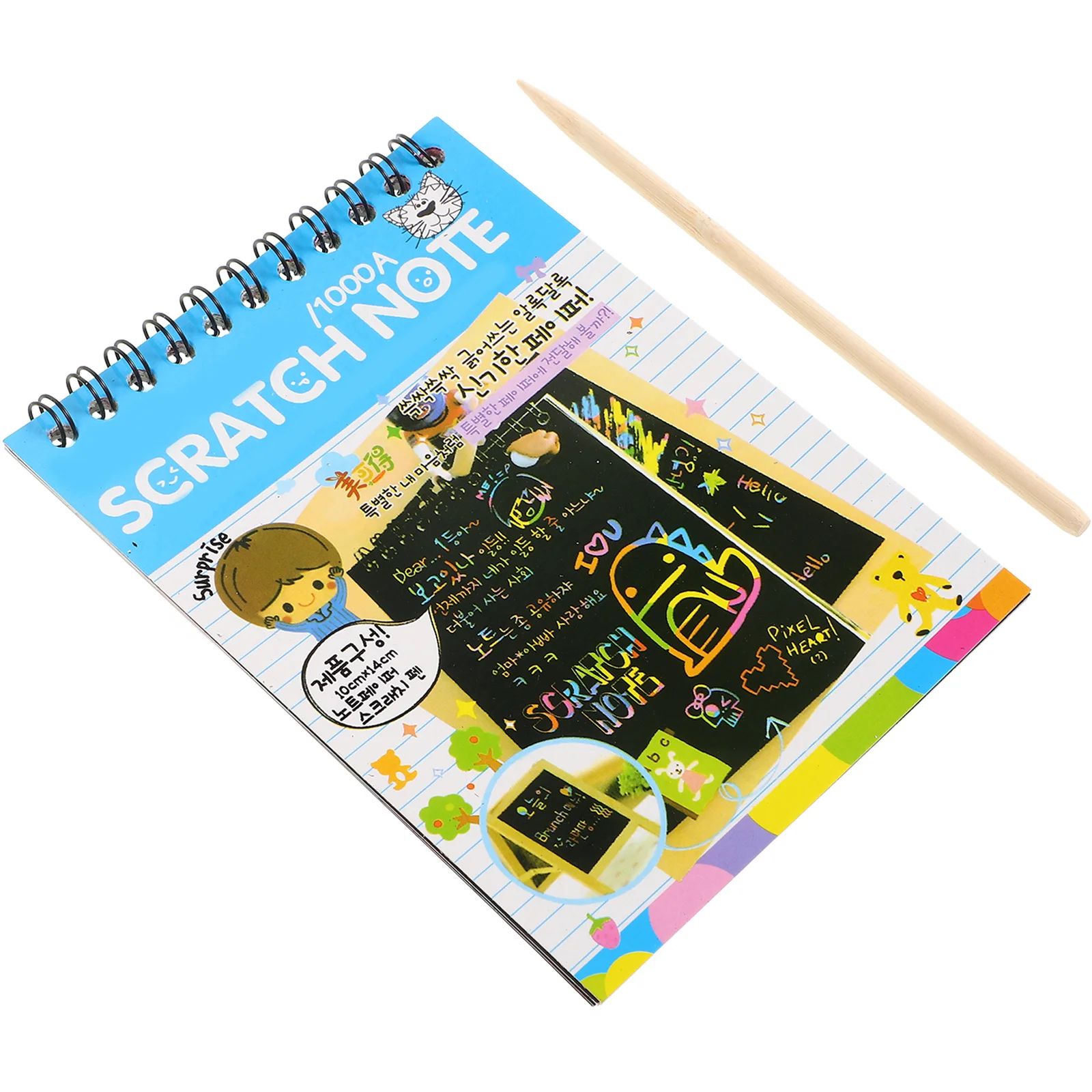 

6Sets Scratch and Sketch Notebook Scratch Note Pad for Creative Doodling Drawing Painting DIY Paper Crafts