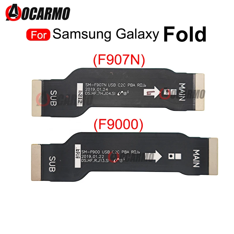 1Pcs For Samsung Galaxy Fold F9000 907N Motherboard Main Board Connector USB Flex Cable Replacement Part