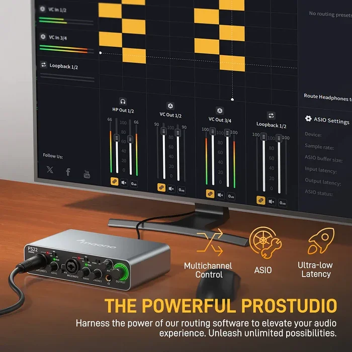 MAONO PS22 Professional Audio - Audio Music Software ulasan dan harga