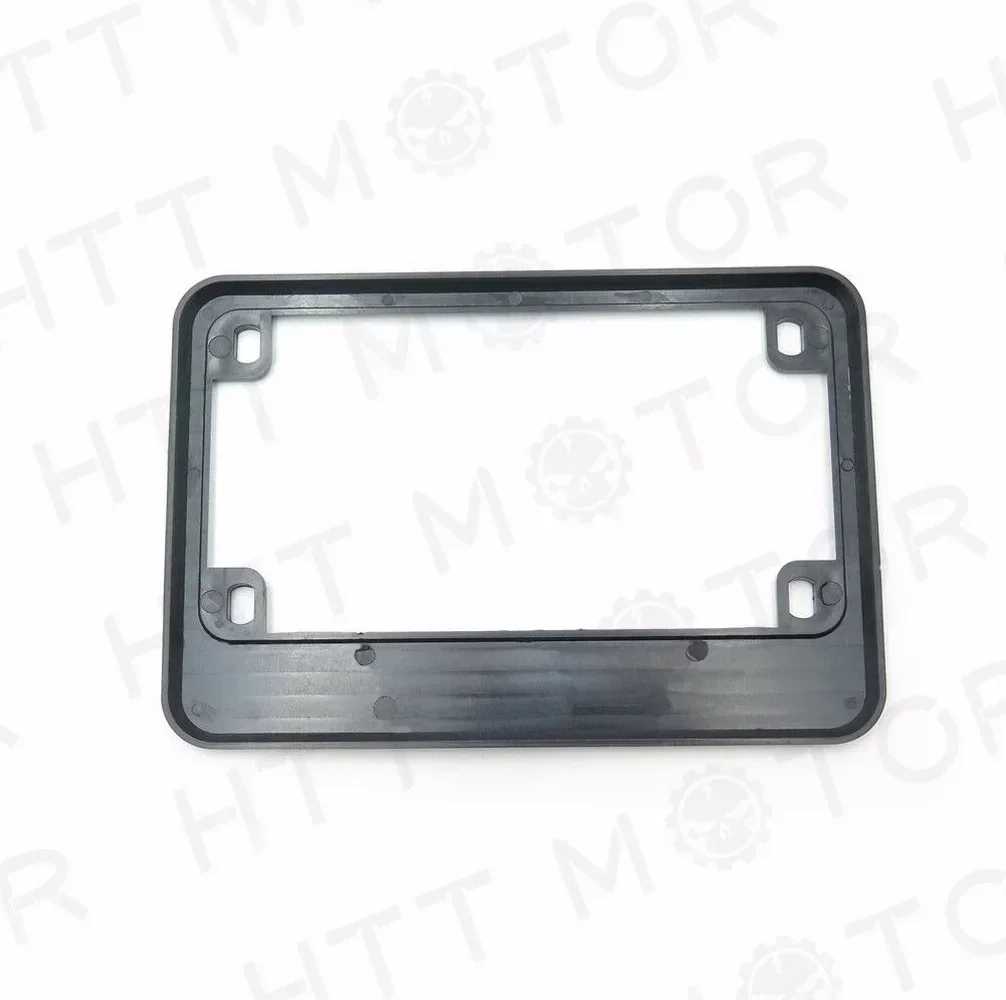 Motorcycle Registration Plate Holder For 4"x7" extra 1" Width Plate for Harley/Honda/Kawasaki/Suzuki/Yamaha/Springer 3