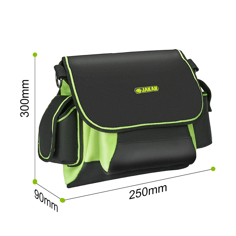 Electrician Tool Bag Crossbody Thickened Canvas Wear-resistant Multifunctional Shoulder Air Conditioner Repair Bag Special Tool