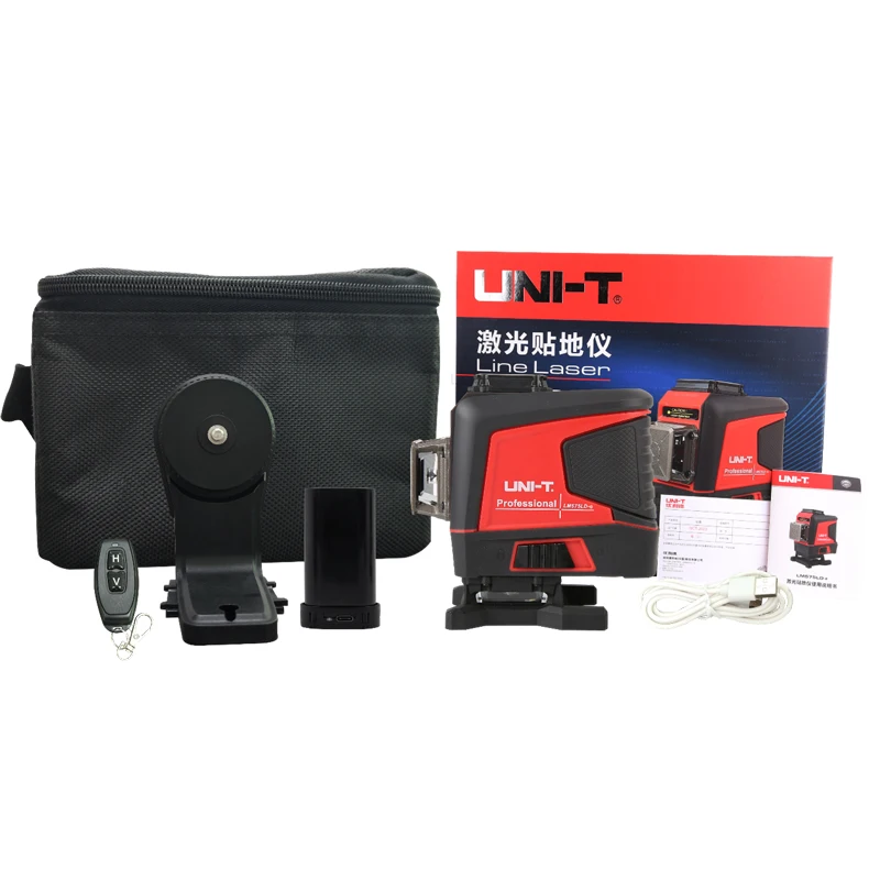 Imagem -06 - Uni-t-auto Nível Laser Verde Verde Horizontal e Vertical Feixe Verde Ferramenta Cruz Lm576ld-e 12 16 Linha