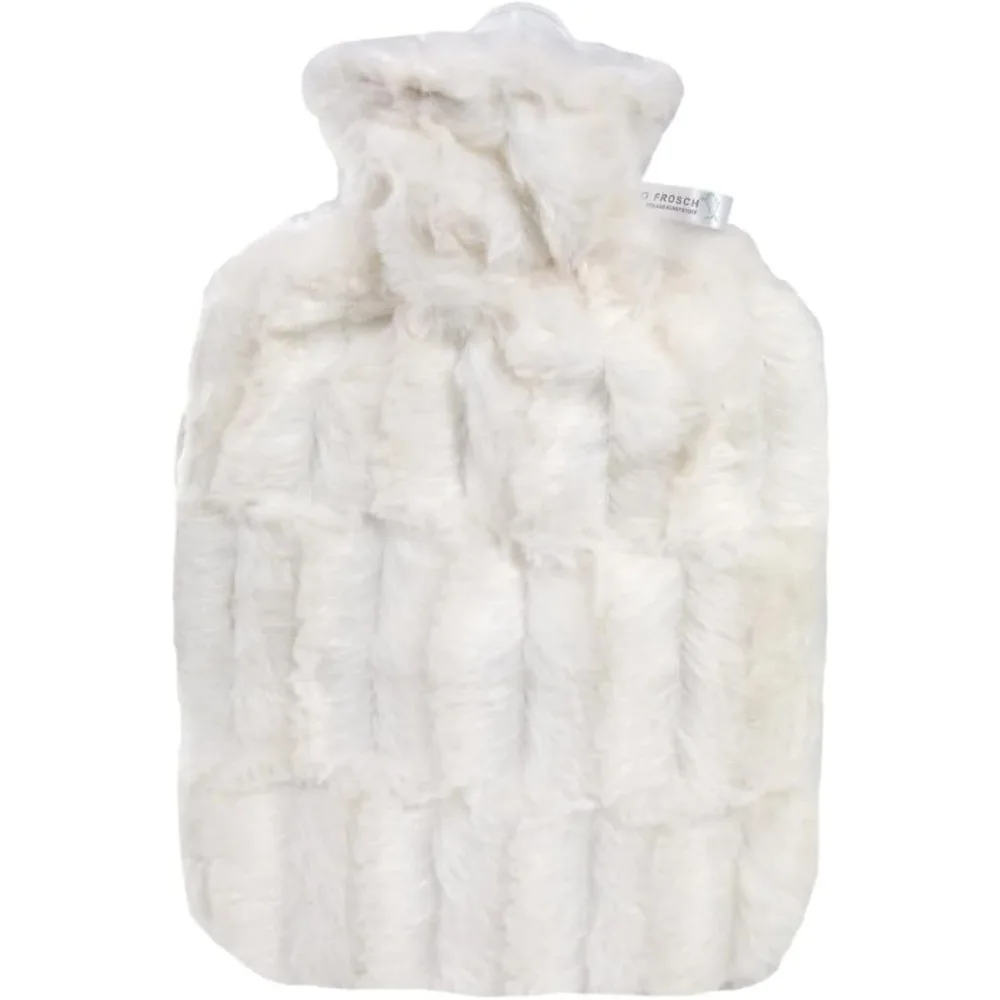 

Бутылка для воды с крышкой (1, искусственный мех, кремовый), сделано в Германии, нетоксичная сертифицированная, успокаивающее тепло, помогает облегчить мышечные боли