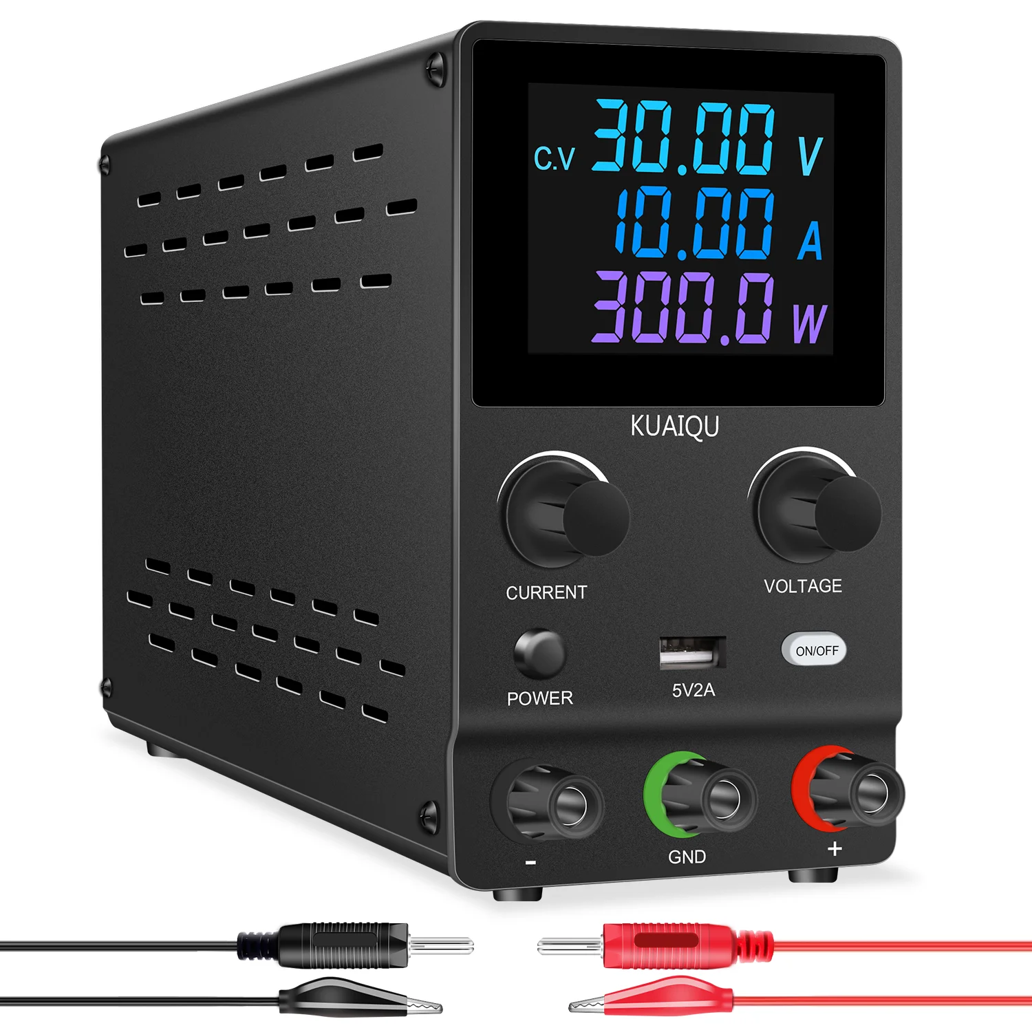 30V10A kuaiplating DC Lab güç kaynağı ayarlanabilir Mini güç kaynakları kaplama anodik oksidasyon için LCD renkli dijital anahtarlama kaynağı