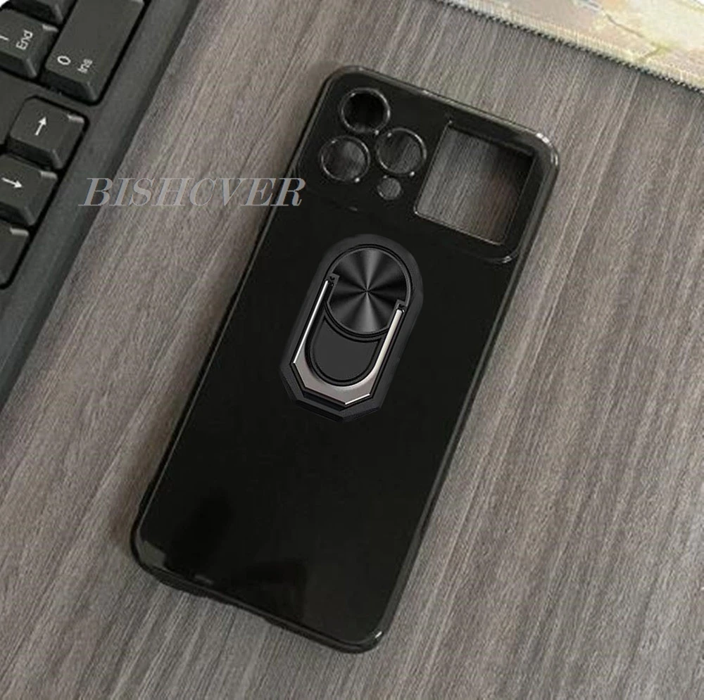 For Cubot Hafury V1 6.58" CUBOT HAFURY V1 HafuryV1 Back Ring Holder Bracket Phone Case phone TPU Soft Silicone Cover