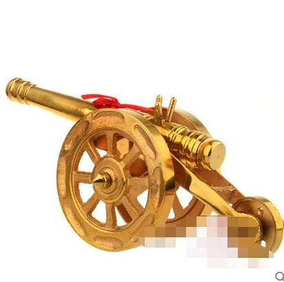 The copper cannon Home Furnishing metal decorations ornaments Zhaocai Wangcai cannon opening office gift