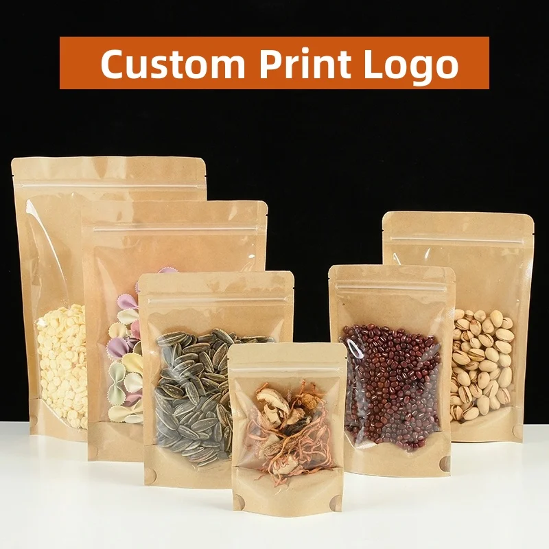 50-pcs-um-lado-transparente-papel-kraft-levante-se-bolsa-zip-lock-embalagens-de-alimentos-sacos-com-ziper-atacado