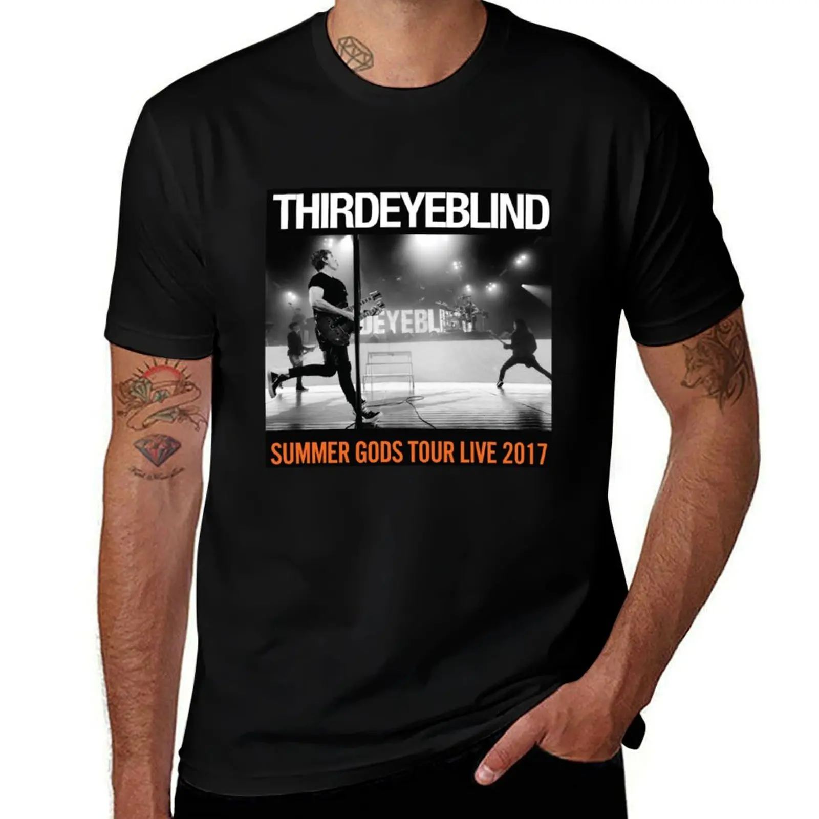 Футболка Ayuning THIRD Tour EYE 2017, футболка BLIND Ayuning Summer Gods Tour Live, рубашка на заказ, рубашки с рисунком, толстовки, мужские
