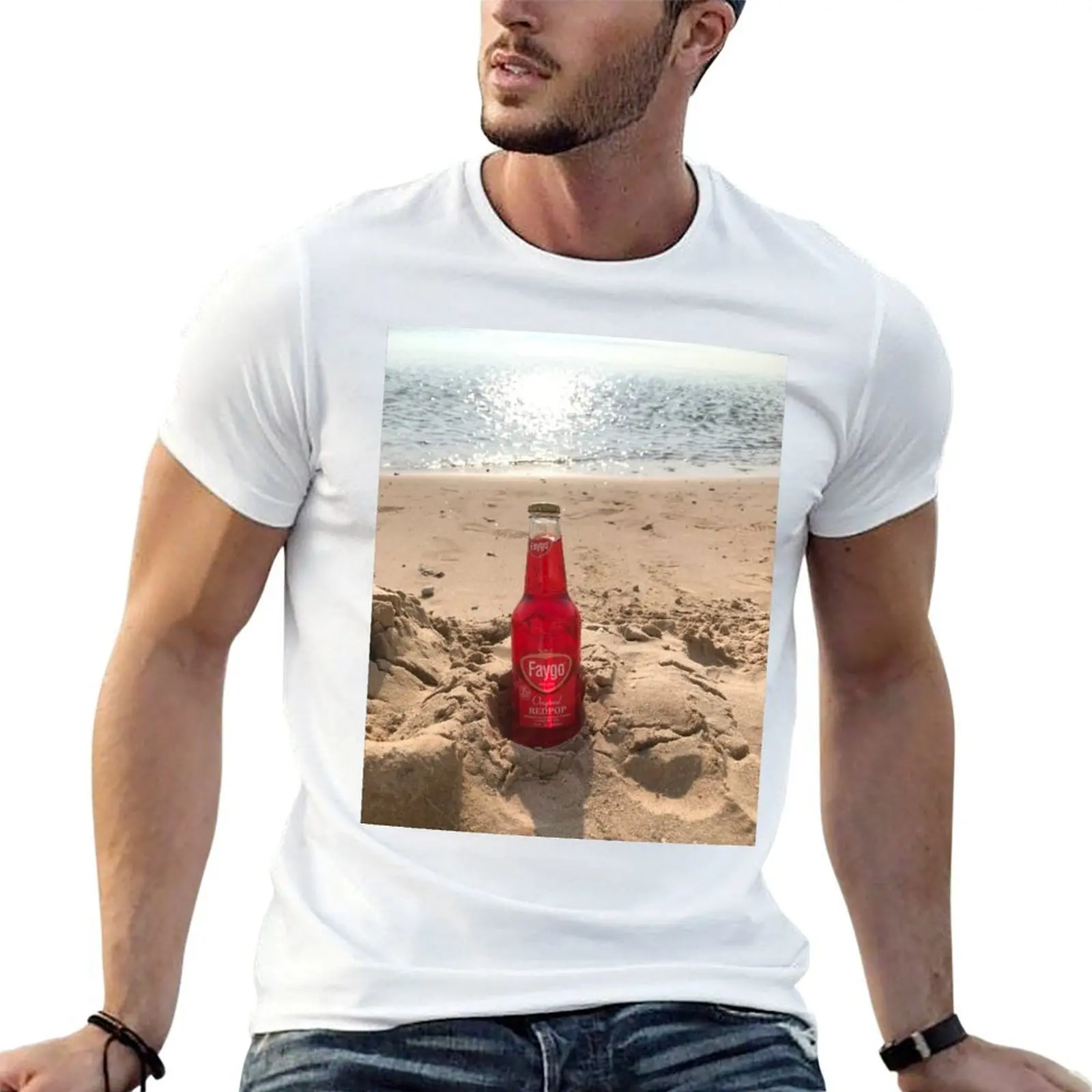 Camiseta Faygo Redpop, camisetas de anime de diseñador para hombre, camisetas con estampados