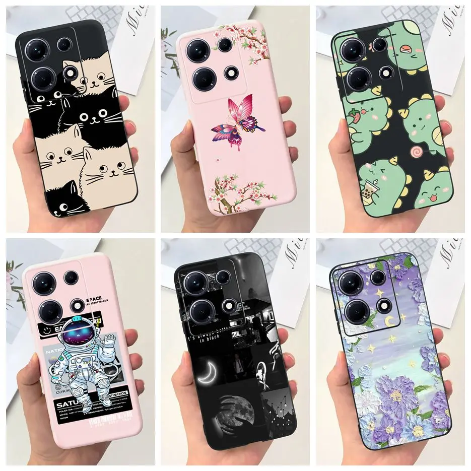 For Infinix Note 30 Case Note 30i Cute Cartoon Back Cover Soft Silicone TPU Phone Case For Infinix Note 30 Pro Note30 VIP Fundas