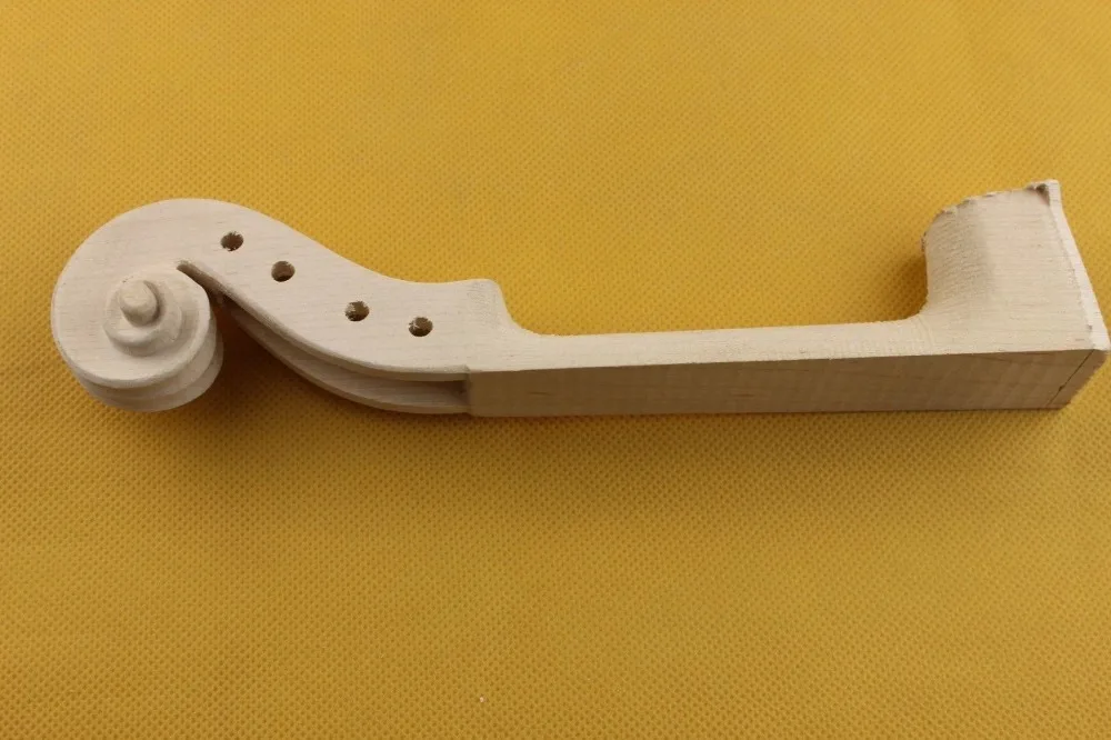 hand carved Student Maple White Violin Neck 4/4