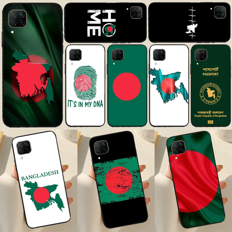 Bangladesh Flag Case For Huawei Honor X8 X7a X8a X9a 50 70 90 Magic5 Lite P20 P40 P60 P30 Pro Nova 9 Cover