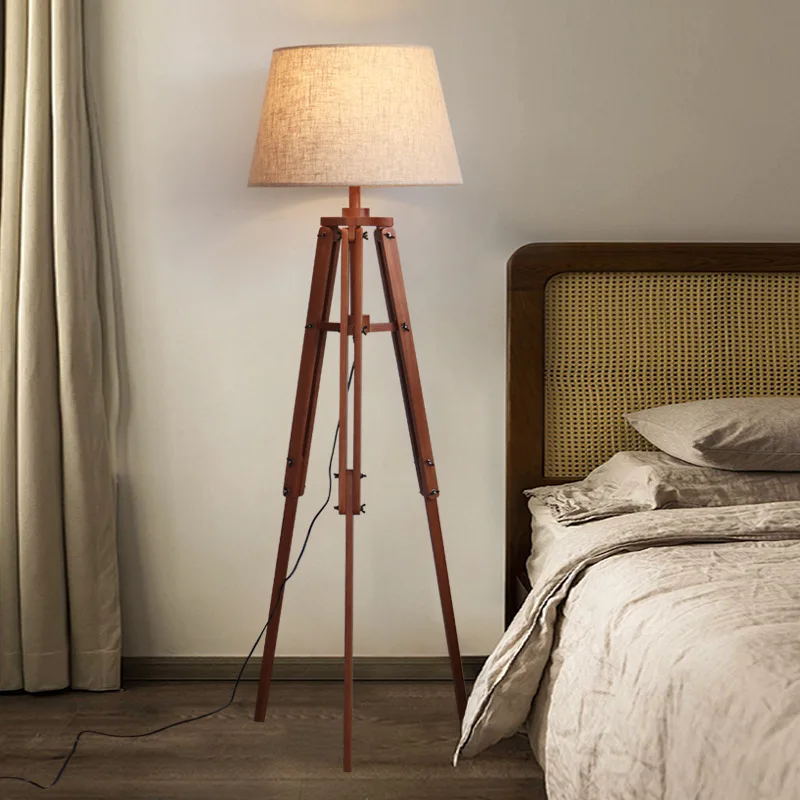 American retro floor lamp living room sofa next to a few bedrooms bedside high-end decorative solid