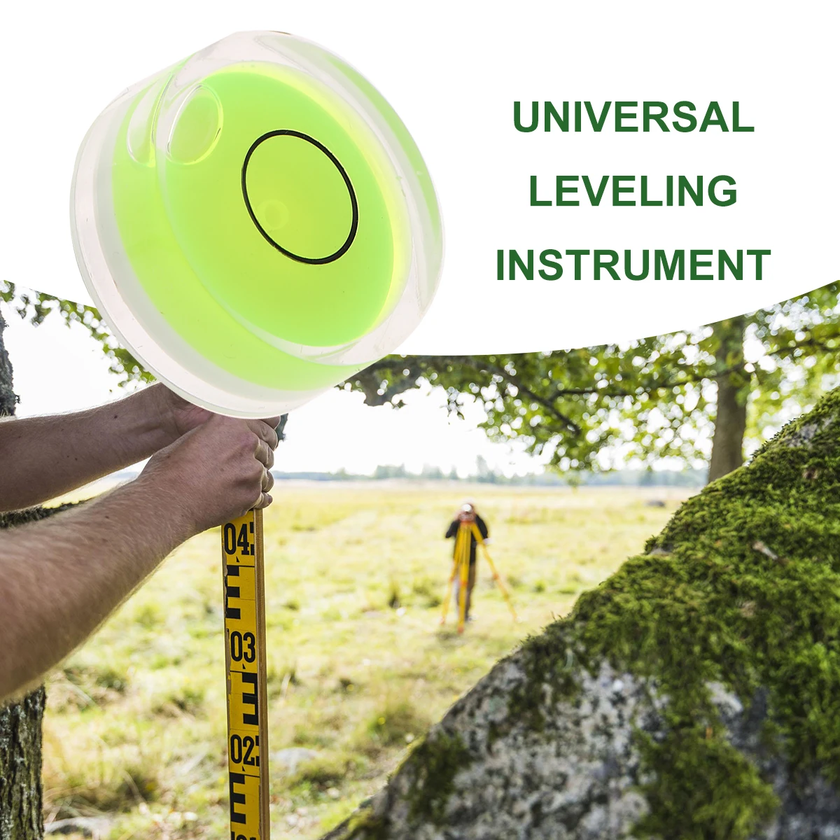 

Digital Bubble Level Leveling Leveler Horizontal Spirit Caravan Green Round Circular