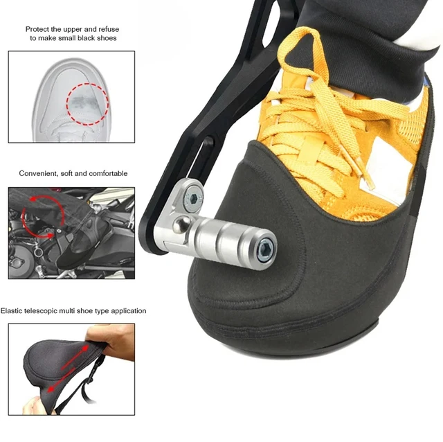 Ochraniacz na buty motocyklowe, antypoślizgowy, wodoodporny, czarny, lekki ochraniacz na dźwignię zmiany biegów, osłona na buty, ochraniacze na dźwignię zmiany biegów.